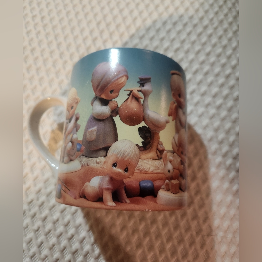 Vintage MUG Enesco Precious Babies Fill Life With Precious Moments oversized mug